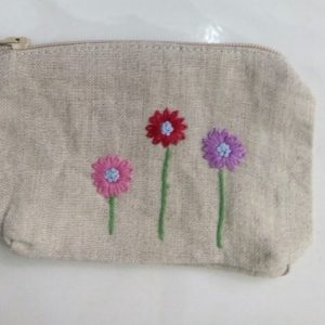 Ví Khóa Thêu Hoa Rời