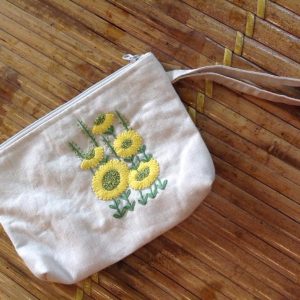 Ví Khóa Thêu Hoa Hướng Dương